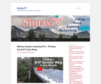 Sintax77.com(Hiking) Screenshot