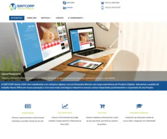 Sintcorp.com.br(Desenvolvimento de Sites e WebSites em Joomla) Screenshot