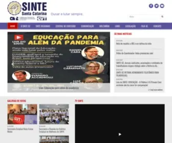 Sinte-SC.org.br(Sinte SC) Screenshot