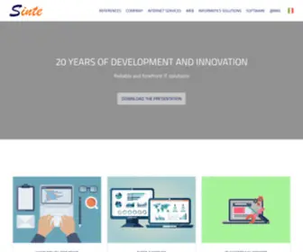 Sinte.net(Internet Service Provider) Screenshot