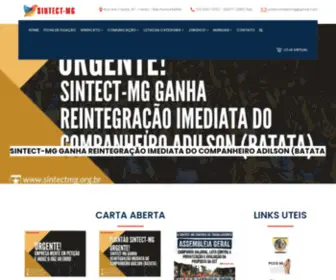 Sintectmg.org.br(SINTECT-MG) Screenshot