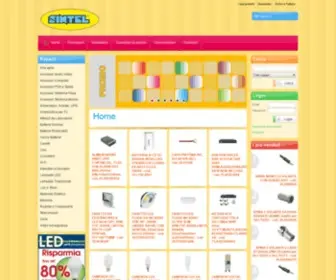 Sintel.biz(Forniture materiale elettrico ed elettronica online all'ingrosso per rivenditori) Screenshot