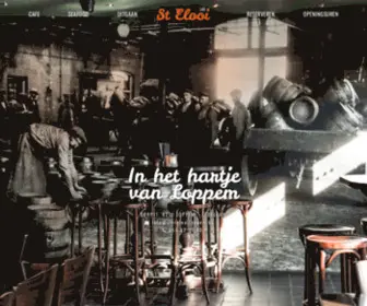 Sintelooiloppem.be(Café Sint Elooi) Screenshot