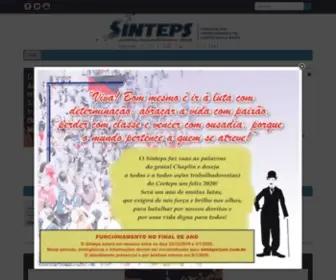 Sinteps.org.br(Sindicato Dos Trabalhadores Do Ceeteps Sinteps) Screenshot