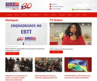 Sintero.org.br(Sintero) Screenshot