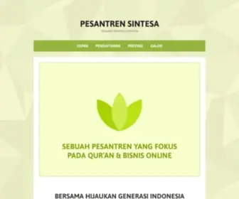 Sintesa.net(Pesantren Bisnis Online) Screenshot