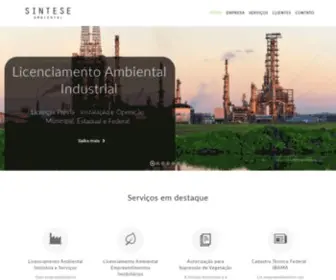 Sinteseambiental.com.br(Sintese Ambiental) Screenshot