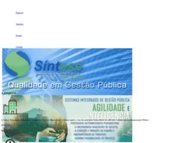 Sintesetecnologia.com.br(Síntese) Screenshot