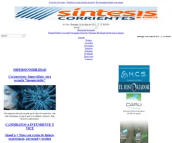 Sintesiscorrientes.com(Síntesis) Screenshot