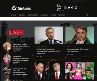 Sintesistv.com.mx(Síntesis TV) Screenshot