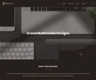 Sinthaistudio.com(UI and Multimedia Designs) Screenshot