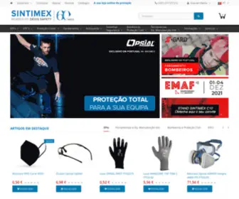 Sintimex.pt(A sua loja online de proteção) Screenshot