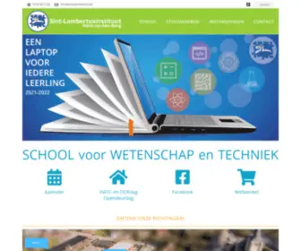 Sintlambertus.be(School voor Wetenschap en Techniek) Screenshot