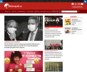 Sintrajufe.org.br(Sindicato dos Trabalhadores do Judiciário Federal do RS) Screenshot