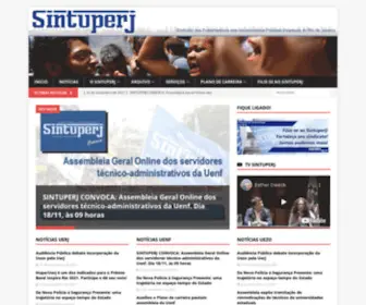 Sintuperj.org.br(Bem vindo ao Sintuperj) Screenshot