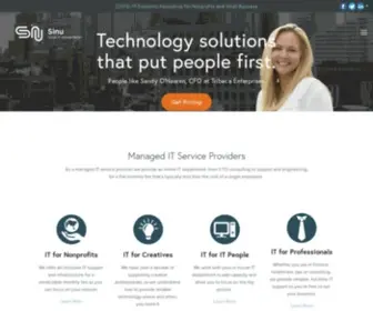 Sinu.com(Managed IT Service Providers) Screenshot