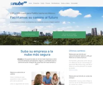 Sinube.mx(Erp contabilidad nómina facturación) Screenshot