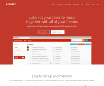 Sinusbot.com(Music for your TS3 and Discord) Screenshot