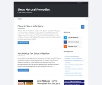 Sinusremedyx.org(Sinus Natural Remedies Cure Sinus Infection) Screenshot