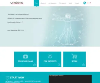 Sinutronic.eu(WordPress) Screenshot