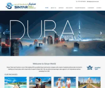 Sinyartravel.com(Sinyar Travel & Tourism) Screenshot