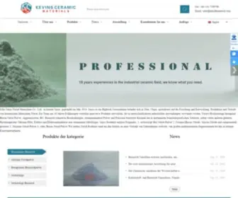Sinyo-Nitride.com(Hexagonal Bornitrid) Screenshot