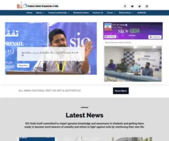 Sio-India.org(Students Islamic Organisation of India) Screenshot