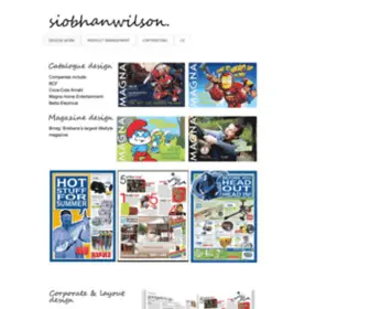 Siobhanswork.com(Design Work) Screenshot