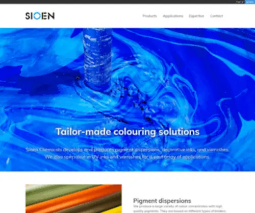 Sioenchemicals.com(Sioen Industries NV) Screenshot