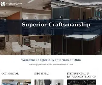 Siohio.com(Specialty Interiors of Ohio) Screenshot