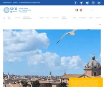 Sioi.org(Società Italiana per l'Organizzazione Internazionale) Screenshot