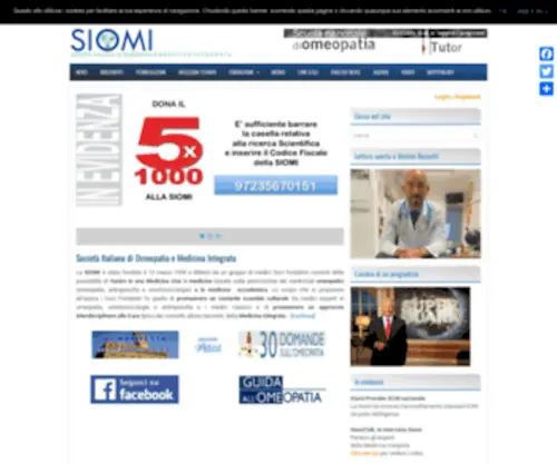 Siomi.it(Società Italiana di Omeopatia e Medicina Integrata) Screenshot