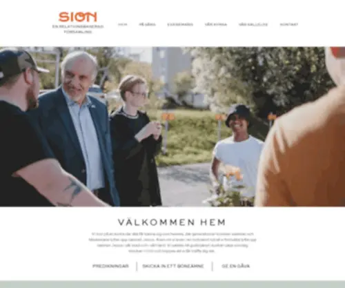 Sion.fi(Sionförsamlingen) Screenshot