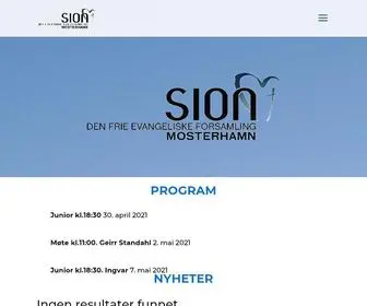Sionmoster.no(Sion Mosterhamn) Screenshot