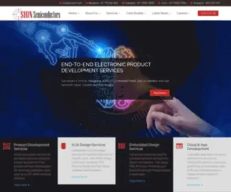 Sionsemi.com(SION Semiconductors) Screenshot