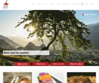 Siontourism.ch(Accueil) Screenshot