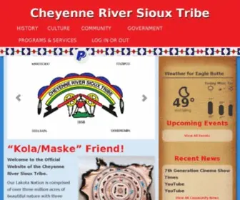 Sioux.org(Cheyenne River Sioux Tribe) Screenshot