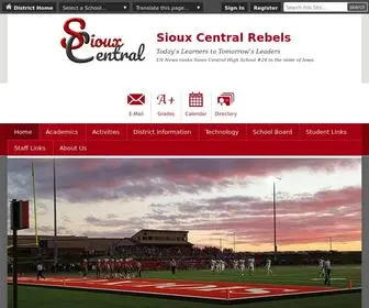 Siouxcentral.org(Home /) Screenshot