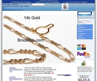 Siouxcity.com(BroderickCom 14K Gold Tie Chain) Screenshot