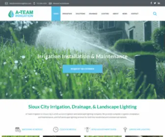 Siouxcityirrigation.com(A-Team Irrigation) Screenshot