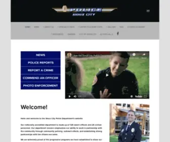 Siouxcitypolice.com(Sioux City Police Department) Screenshot