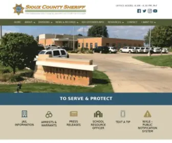 Siouxcountysheriff.com(Sioux County Sheriff) Screenshot