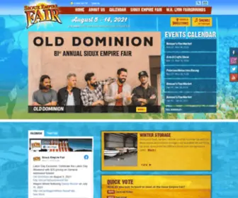 Siouxempirefair.com(The Sioux Empire Fair) Screenshot