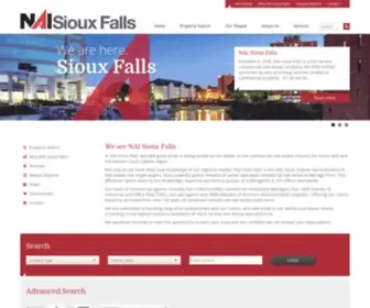 Siouxfallscommercial.com(NAI Sioux Falls) Screenshot