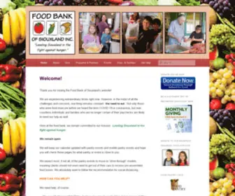 Siouxlandfoodbank.org(Food Bank Siouxland) Screenshot