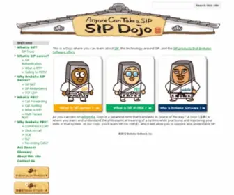 Sip-Dojo.com(SIP Dojo) Screenshot