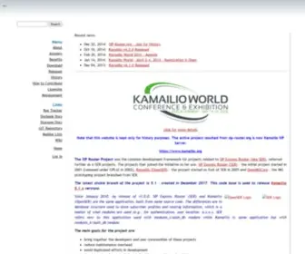 Sip-Router.org(The Kamailio SIP Server Project) Screenshot