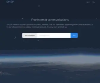 Sip2Sip.info(Free Internet communications) Screenshot