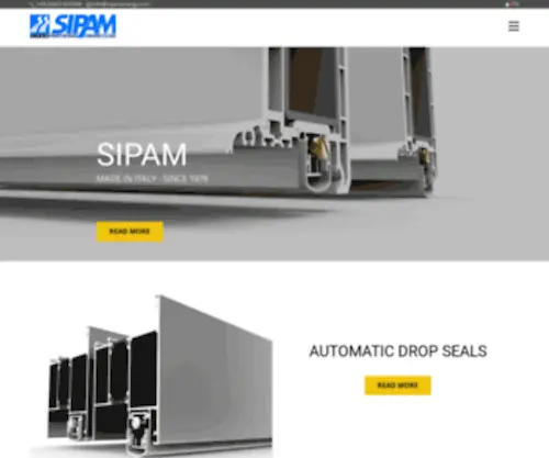 Sipamenergy.com(SIPAM SRL) Screenshot