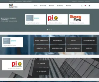 Sipatec.rs(Siemens, Petz, Strongflow distributer) Screenshot